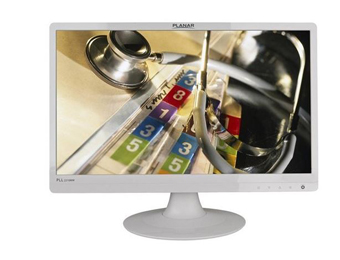 PLANAR, 22IN WIDE WHITE FHD LED LCD, VGA, DVI, SPEAKERS. DC POWER.